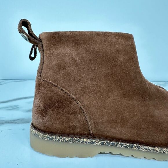 Birkenstock Melrose Suede Leather Size 37 US 6-6.5 Espresso Brown Comfort NEW - Picture 12 of 12